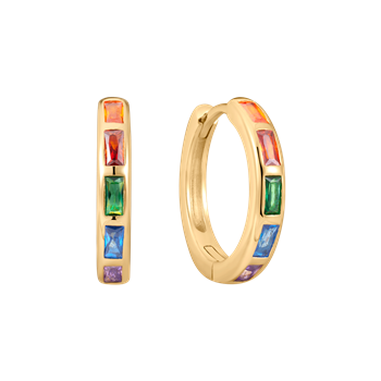 Sølvforgyldt creoler, från Støvring Design