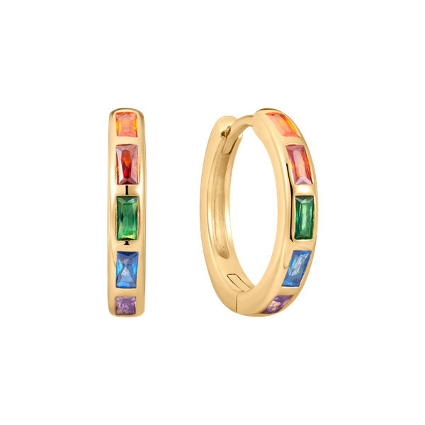 Sølvforgyldt creoler, från Støvring Design