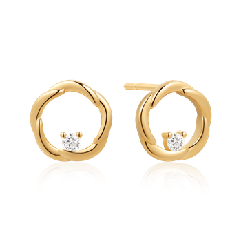 Sølvforgyldt ørestikker, från Støvring Design