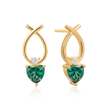 Sølvforgyldt ørestikker, från Støvring Design