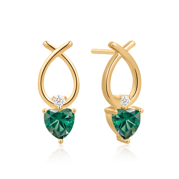 Sølvforgyldt ørestikker, från Støvring Design