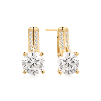 Sølvforgyldt ørestikker, från Støvring Design