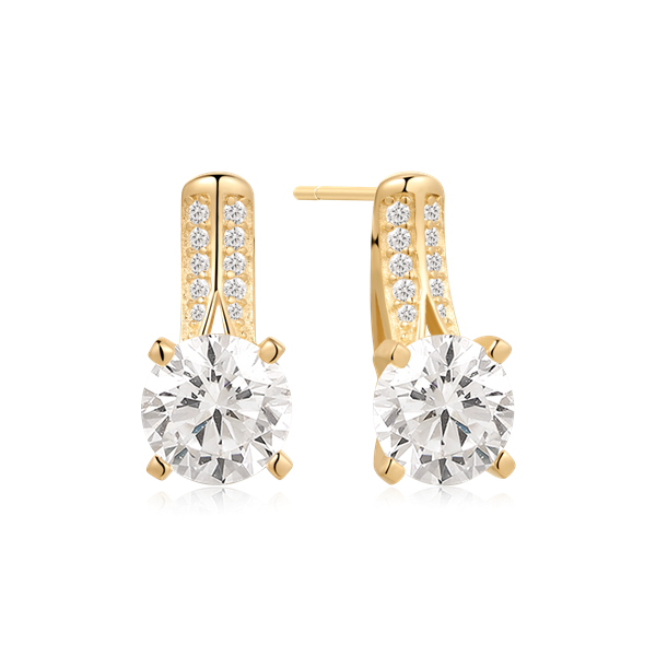 Sølvforgyldt ørestikker, från Støvring Design