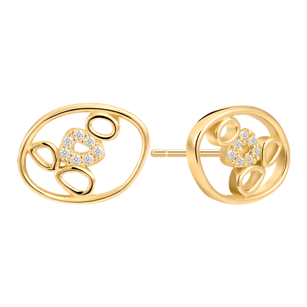 Sølvforgyldt ørestikker, från Støvring Design