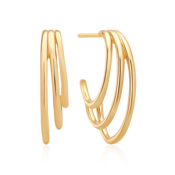 Sølvforgyldt ørestikker, från Støvring Design