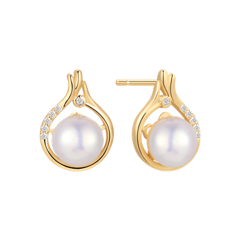 Sølvforgyldt ørestikker, från Støvring Design