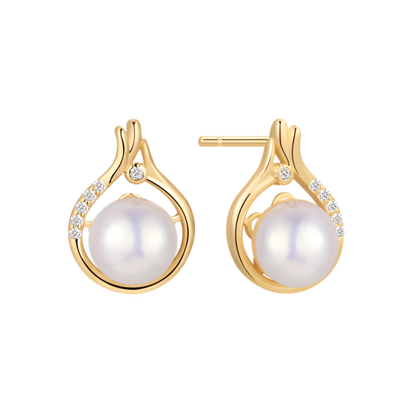 Sølvforgyldt ørestikker, från Støvring Design