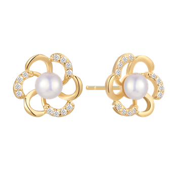 Sølvforgyldt ørestikker, från Støvring Design