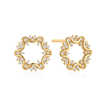 Sølvforgyldt ørestikker, från Støvring Design