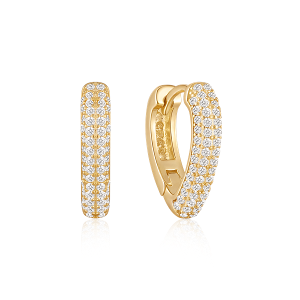 Sølvforgyldt creoler, från Støvring Design