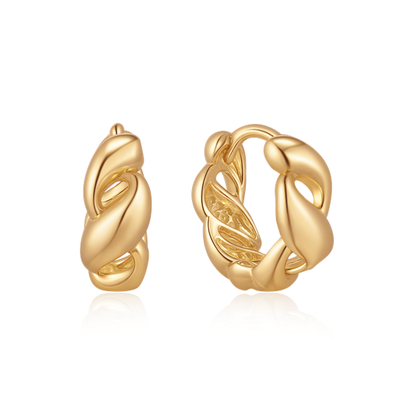 Sølvforgyldt creoler, från Støvring Design