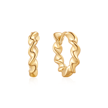 Sølvforgyldt creoler, från Støvring Design