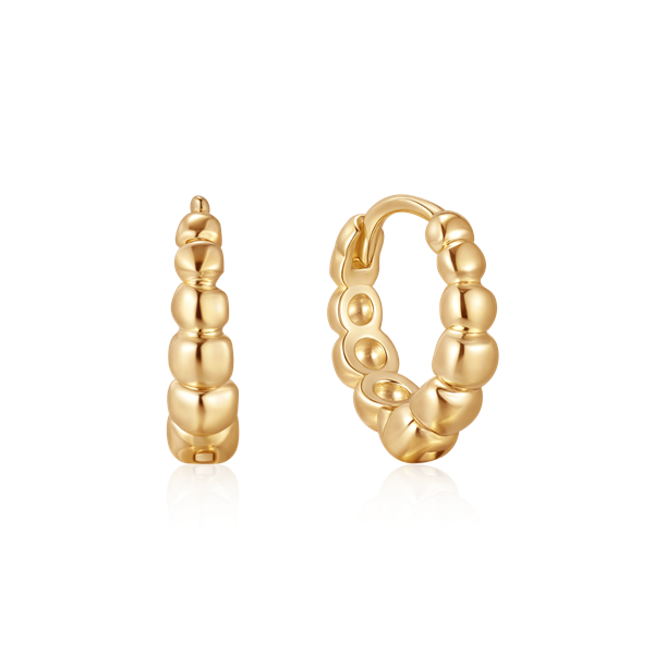 Sølvforgyldt creoler, från Støvring Design