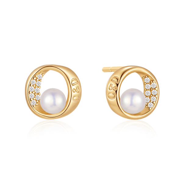 Sølvforgyldt ørestikker, från Støvring Design