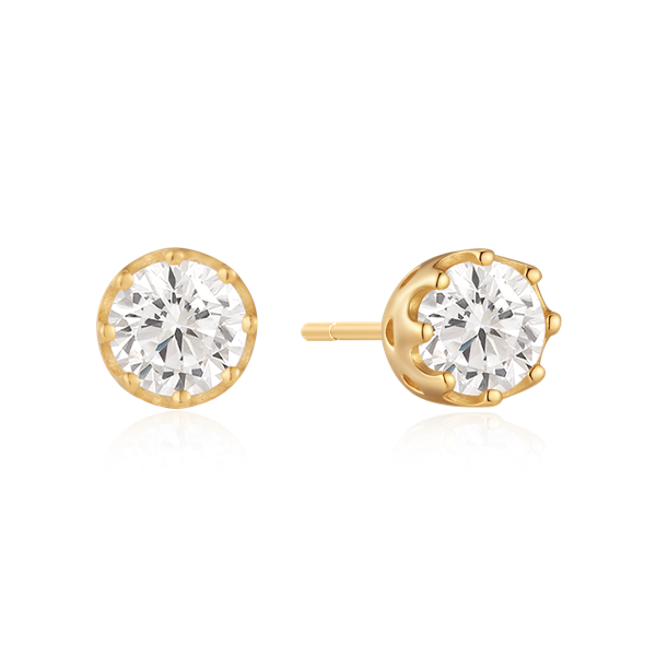 Sølvforgyldt ørestikker, från Støvring Design