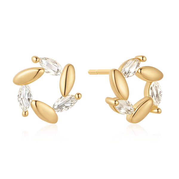 Sølvforgyldt ørestikker, från Støvring Design