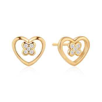 Sølvforgyldt ørestikker, från Støvring Design