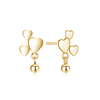 Sølvforgyldt ørestikker, från Støvring Design