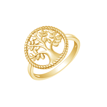 Sølvforgyldt ring, från Støvring Design