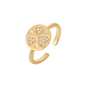 Sølvforgyldt ring, från Støvring Design