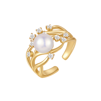 Sølvforgyldt ring, från Støvring Design