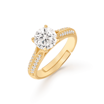 Sølvforgyldt ring, från Støvring Design