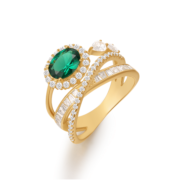 Sølvforgyldt ring, från Støvring Design