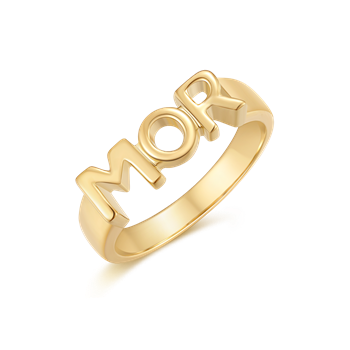 Sølvforgyldt ring, från Støvring Design