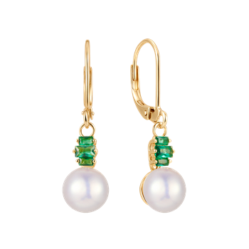 Sølvforgyldt ørehænger, från Støvring Design