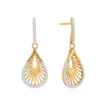 Sølvforgyldt ørehænger, från Støvring Design