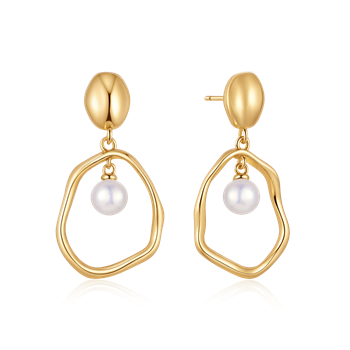 Sølvforgyldt ørehænger, från Støvring Design