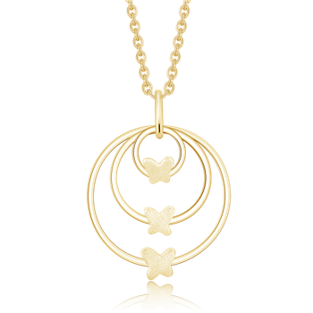 Sølvforgyldt collier, från Støvring Design