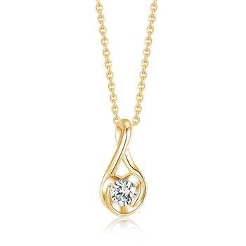 Sølvforgyldt halskæde, från Støvring Design