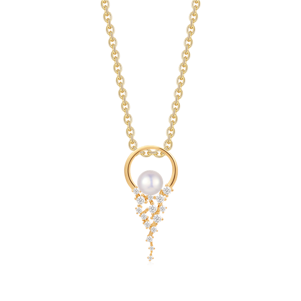 Sølvforgyldt halskæde, från Støvring Design