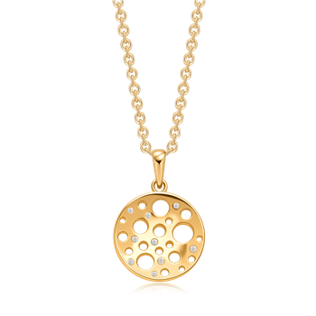 Sølvforgyldt halskæde, från Støvring Design