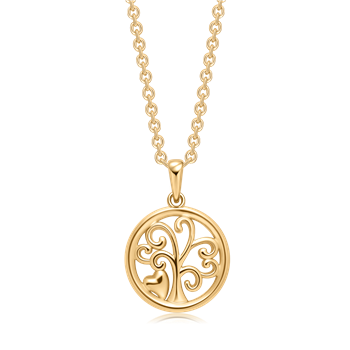 Sølvforgyldt halskæde, från Støvring Design