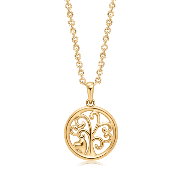 Sølvforgyldt halskæde, från Støvring Design