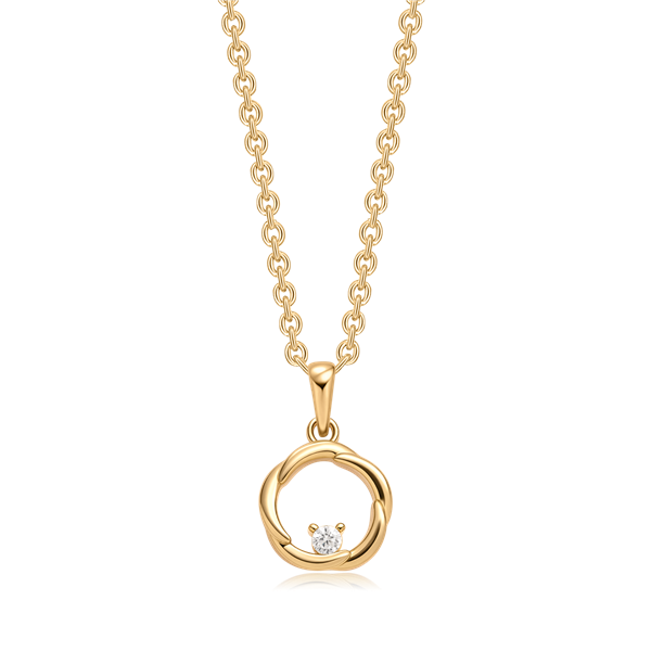 Sølvforgyldt halskæde, från Støvring Design