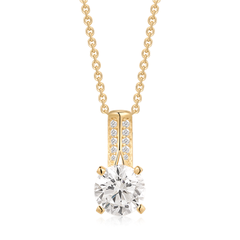 Sølvforgyldt halskæde, från Støvring Design