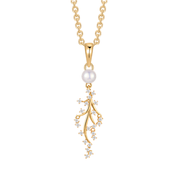 Sølvforgyldt halskæde, från Støvring Design