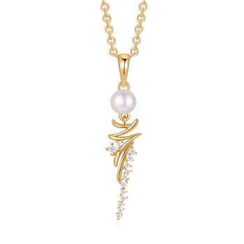 Sølvforgyldt halskæde, från Støvring Design