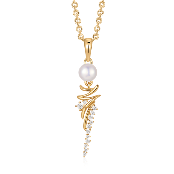 Sølvforgyldt halskæde, från Støvring Design