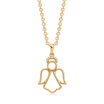 Sølvforgyldt halskæde, från Støvring Design