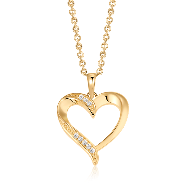 Sølvforgyldt halskæde, från Støvring Design