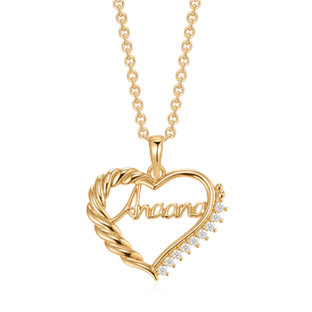 Sølvforgyldt halskæde, från Støvring Design