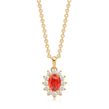 Sølvforgyldt halskæde, från Støvring Design