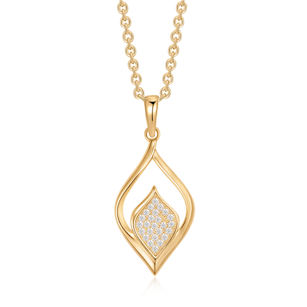 Sølvforgyldt halskæde, från Støvring Design