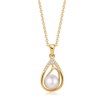 Sølvforgyldt halskæde, från Støvring Design