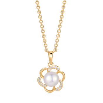 Sølvforgyldt halskæde, från Støvring Design