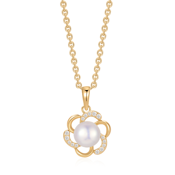 Sølvforgyldt halskæde, från Støvring Design